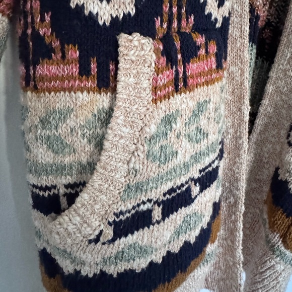 L.L. Bean Multicolor Patterned Cardigan - Picture 3 of 4